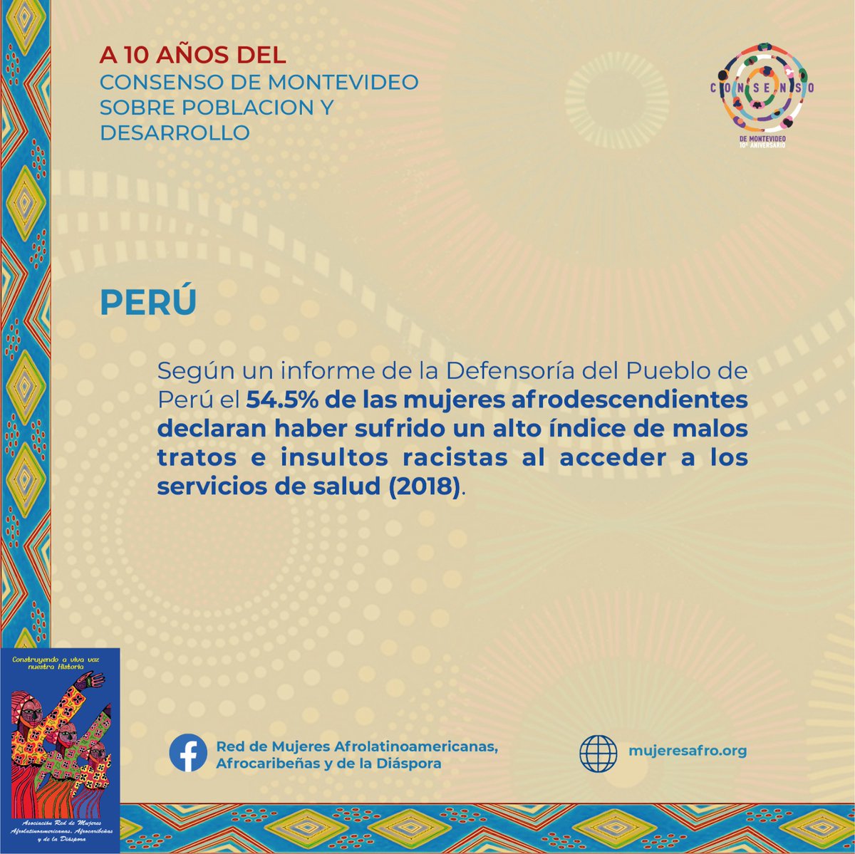 📢 Se detallan elementos identificados en diferentes países que deben ser abordados para mejorar la vida de 150 millones de afrodescendientes que viven en América Latina. 

#ConsensoDeMontevideo