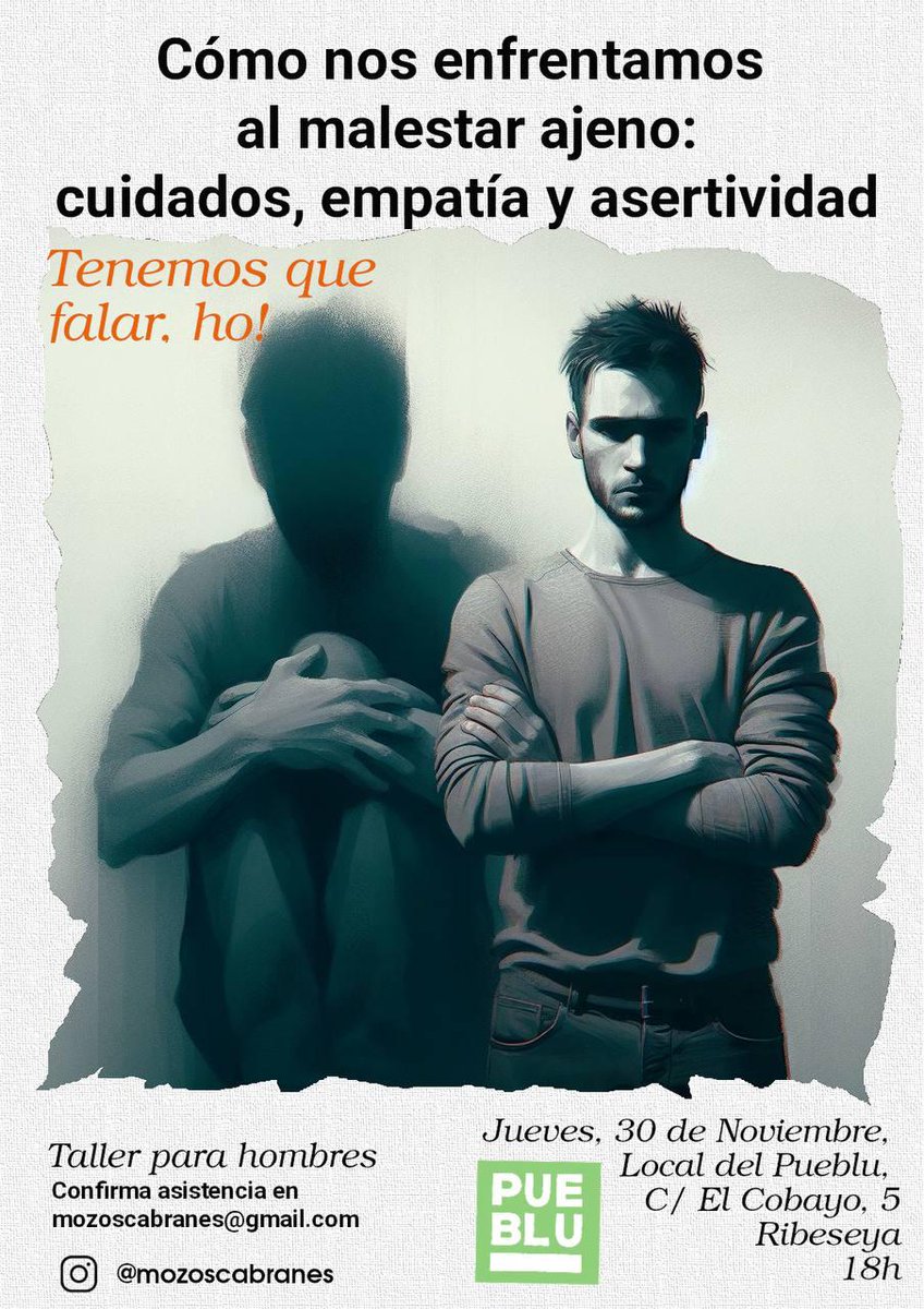 En la lucha contra la desigualdad de sexos y la violencia machista, los hombres tenemos mucho que decir y escuchar...