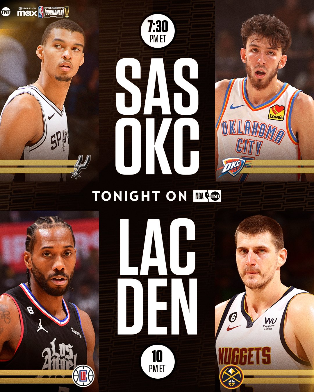 Nba on on sale tnt tonight