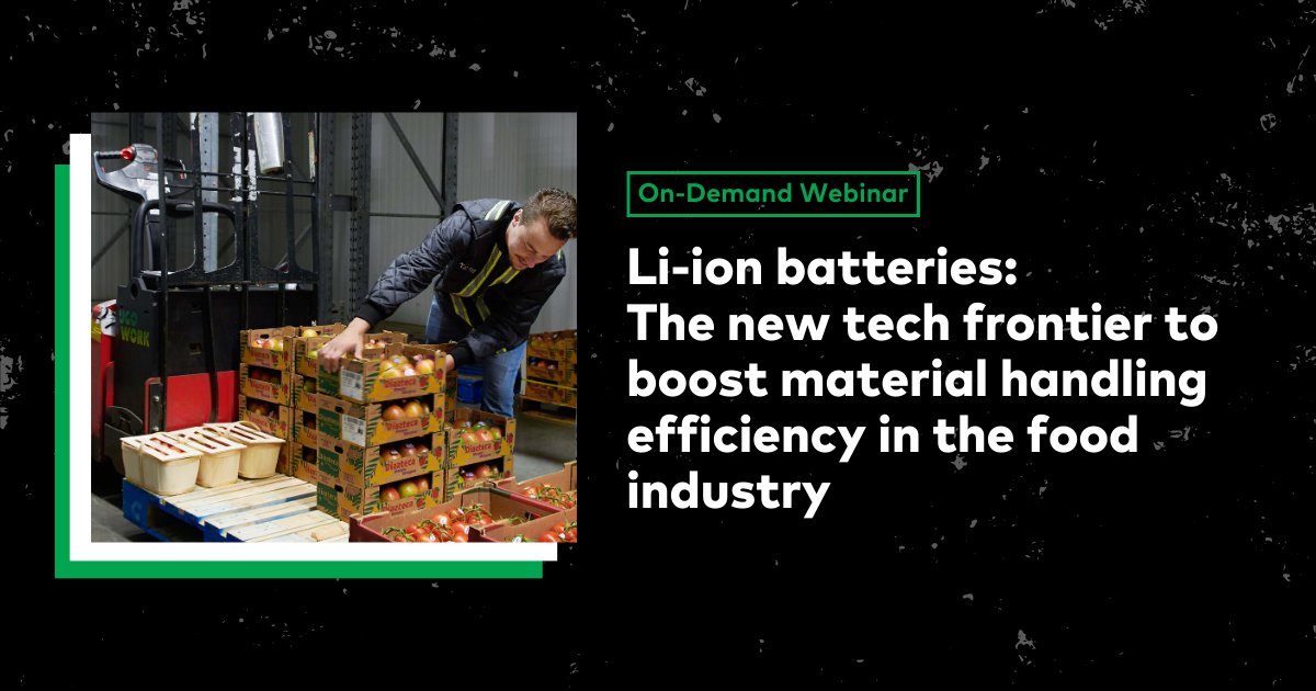 Not all forklift batteries for the F&B sector are created the same. Uncover little-known tips to choosing the right technology for your material handling team. 
 
Watch it now 👉hubs.la/Q01PkQ4r0
 
#productivity #fleetdata #CEX #materialhandlingsolutions #MHE #EaaS