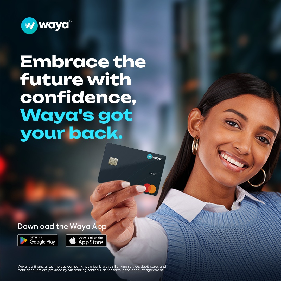 Chasing dreams in a foreign land? 

Embrace the future with confidence because Waya's got your back! 💙 

Your journey to the American Dream just got a whole lot brighter with our community by your side. Let's make financial freedom a reality together!✨ 

#WayaCares