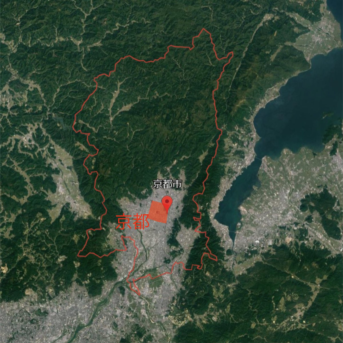Kyodai_Aichi's tweet photo. 実は「京都」は京都市より狭いですが、「名古屋」は名古屋市より広いです。 https://t.co/VqYQKMqQAo