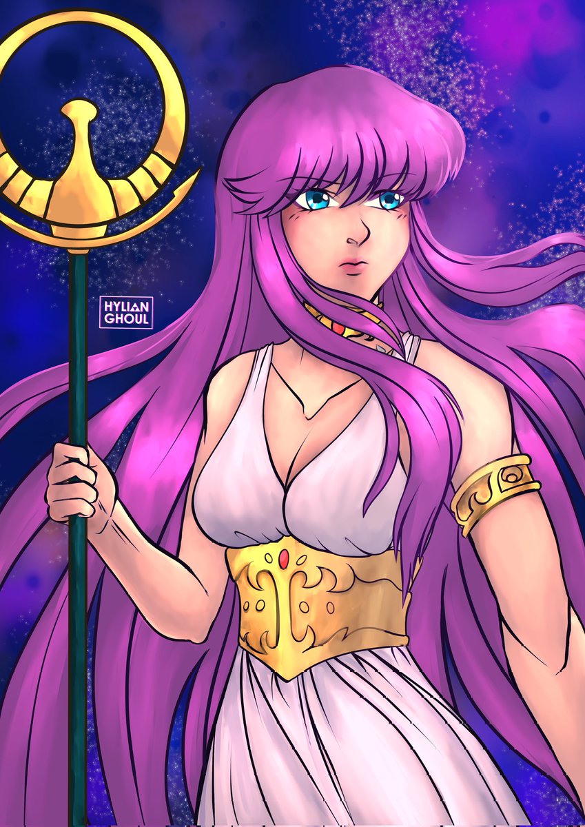 Saori fanart! A gift for a friend's birthday! ✨

#saintseiya #seiya #knightofthezodiac  #聖闘士星矢   #saintseiyafanart #saori #saorikido #fanart