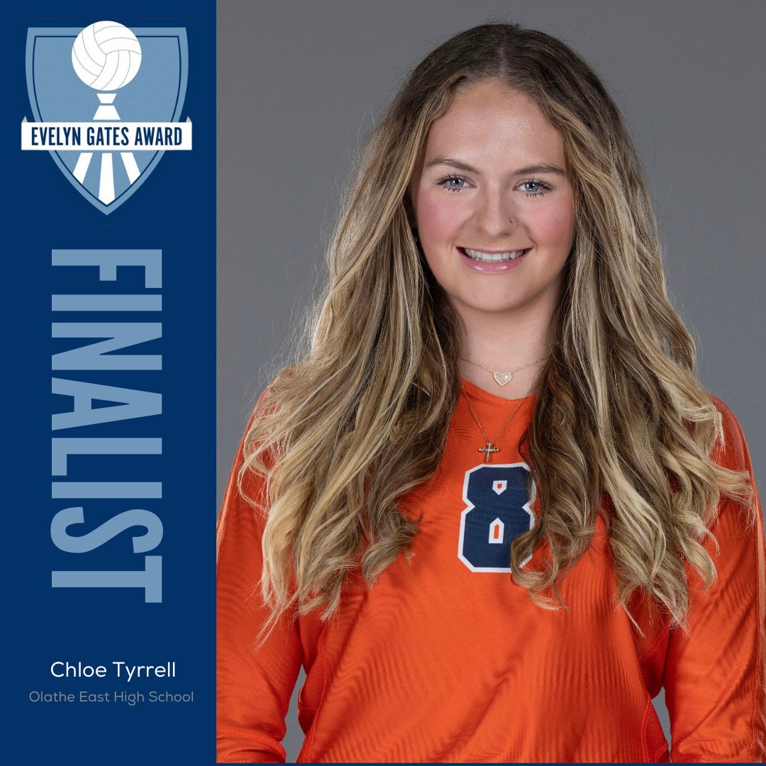 Meet Chloe, a 2023 Evelyn Gates Award finalist!

🏐 Olathe East senior
🏐 Will major in nursing &amp; play at Rockhurst University
🏐 Selected for the 2023 AVCA Senior All-American Watch List