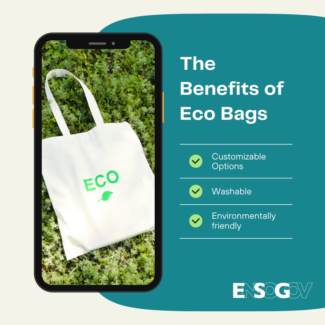 EnSoGov's tweet photo. Unveiling the Eco Bag Revolution: Embrace customization, sustainability, and reusability in every stitch! 🌎♻️ Say hello to eco-conscious fashion and eco-friendly choices. #SustainableLiving #CustomEcoBags https://t.co/CjYnF8xgSD