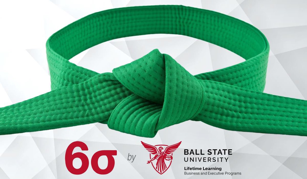 Lean Six Sigma: It's a staple of continuous improvement in many industries, and therefore a career advantage to those who are trained in it. Get your Green Belt training here, self-paced and fully online: lifetimelearning.bsu.edu/products/Lean-…
#sixsigma #leansixsigma #continuousimprovement