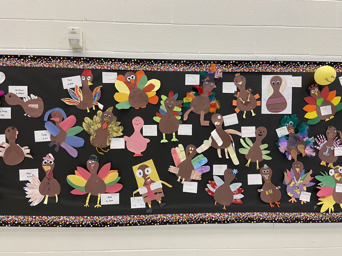 MrsMontegudo's tweet photo. Gobble gobble. ❤️ Pre-k and 2nd Grade @HebronValleyES #GobbleGobble https://t.co/h4KgD1U0cw