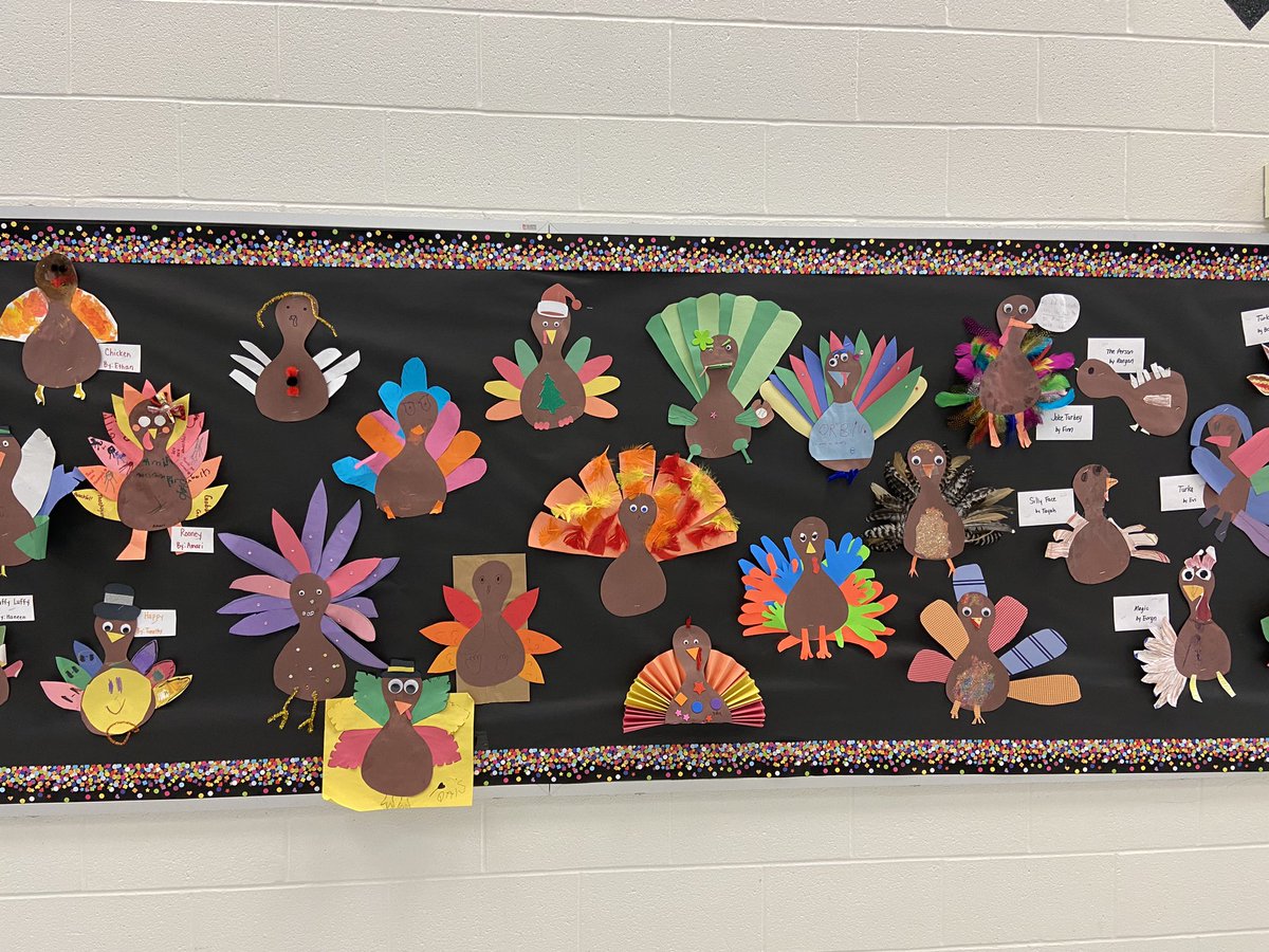MrsMontegudo's tweet photo. Gobble gobble. ❤️ Pre-k and 2nd Grade @HebronValleyES #GobbleGobble https://t.co/h4KgD1U0cw