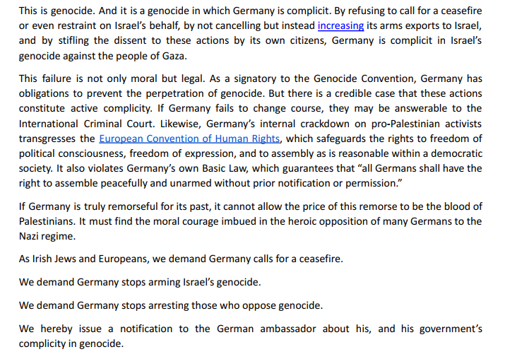 Jews for Palestine Ireland tweet media