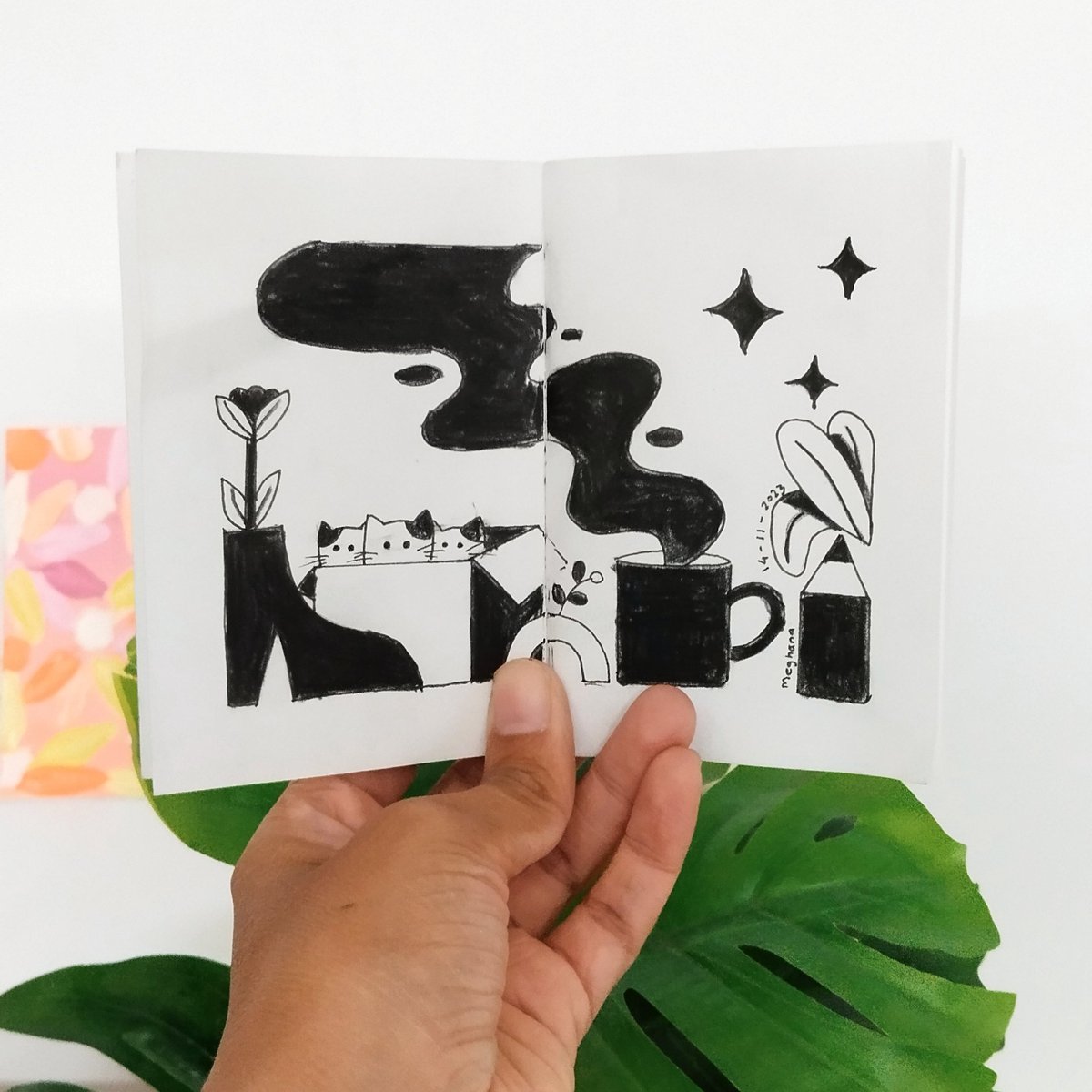 Meghanadesign's tweet photo. Trying to make daily sketching a habit 👀🪿 https://t.co/rX68sAeSwA