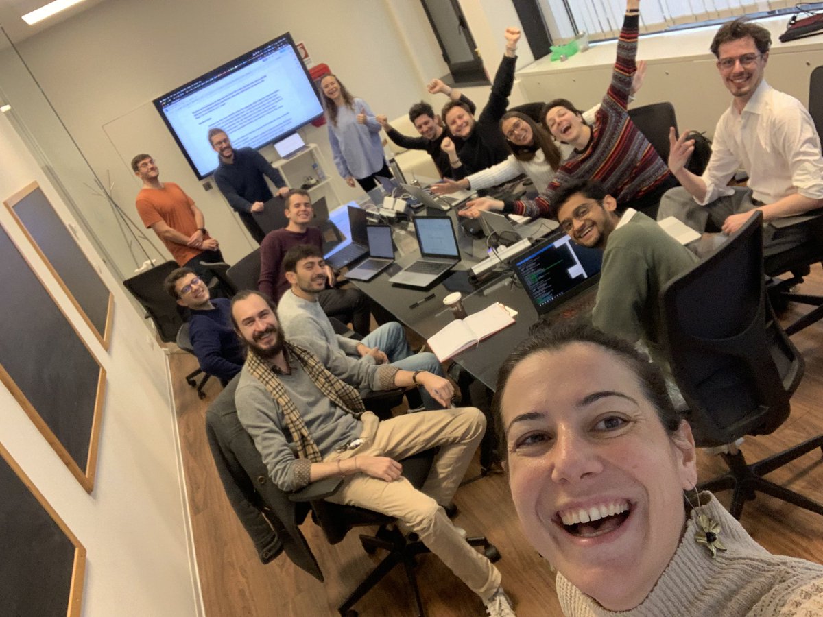 Kyriaki Kalimeri (@kyriakikalimeri) on Twitter photo 🎉🎉Our 72h Challenge at <a href="/ISI_Fondazione/">ISI Foundation</a> just started!!
For 72h our Lagrange scholars will join forces to answer critical questions on the pandemic’s effect on our mental health using #NLP #complexsystems #ml #mobility #networkscience
Best of luck everyone! 🎉🎉Our 72h Challenge at <a href="/ISI_Fondazione/">ISI Foundation</a> just started!!
For 72h our Lagrange scholars will join forces to answer critical questions on the pandemic’s effect on our mental health using #NLP #complexsystems #ml #mobility #networkscience
Best of luck everyone!