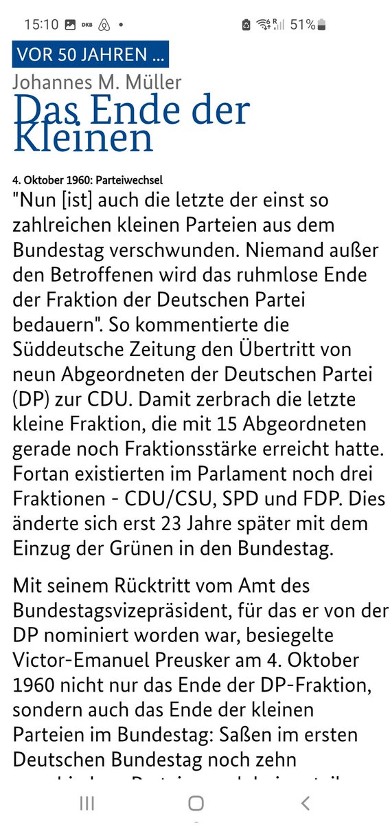 hubertus_knabe's tweet photo. Hallo @BILD, dass sich eine Fraktion im Laufe der Legislaturperiode auflöst, gab es schon mal 1960. Und die #Linksfraktion war kein "Zusammenschluss" von #WASG- und #PDS-Abgeordneten, sondern die umbenannte PDS hatte auf ihren Listen auch Mitglieder der WASG kandidieren lassen. https://t.co/fRtUwMifwo