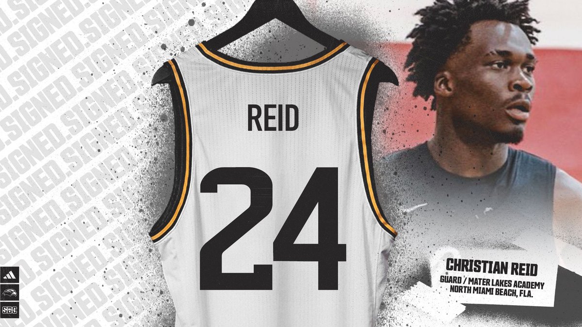 𝗡𝗼𝗿𝘁𝗵 𝗠𝗶𝗮𝗺𝗶 𝗕𝗲𝗮𝗰𝗵 ➡️ 𝗛𝗮𝘁𝘁𝗶𝗲𝘀𝗯𝘂𝗿𝗴

🏀 Christian Reid
👉 Guard
📍 North Miami Beach, Fla.
➡️ Mater Lakes Academy

Welcome to #LaFamilia 🤘