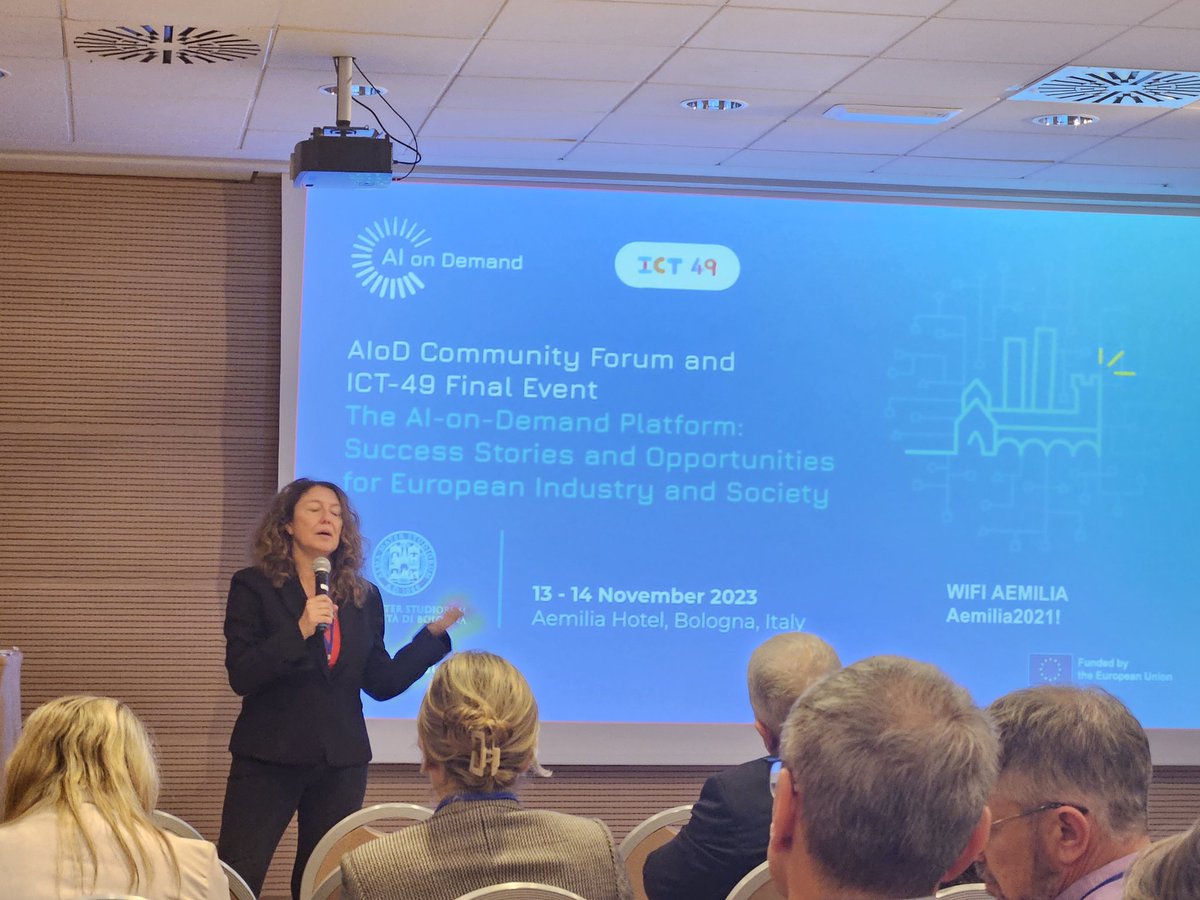 Bonseyes (@bonseyesai) on Twitter photo This week we joined the AI-on-Demand forum in Bologna 🇮🇹 gathering all ICT-49 projects for a final joint event, representing <a href="/BonsApps/">BonsAPPs</a> <a href="/StairwAI/">StairwAI - Artificial Intelligence for SMEs</a> - it's been a great journey 🚗 together! <a href="/AIonDemand/">AI-on-Demand Platform</a> This week we joined the AI-on-Demand forum in Bologna 🇮🇹 gathering all ICT-49 projects for a final joint event, representing <a href="/BonsApps/">BonsAPPs</a> <a href="/StairwAI/">StairwAI - Artificial Intelligence for SMEs</a> - it's been a great journey 🚗 together! <a href="/AIonDemand/">AI-on-Demand Platform</a>