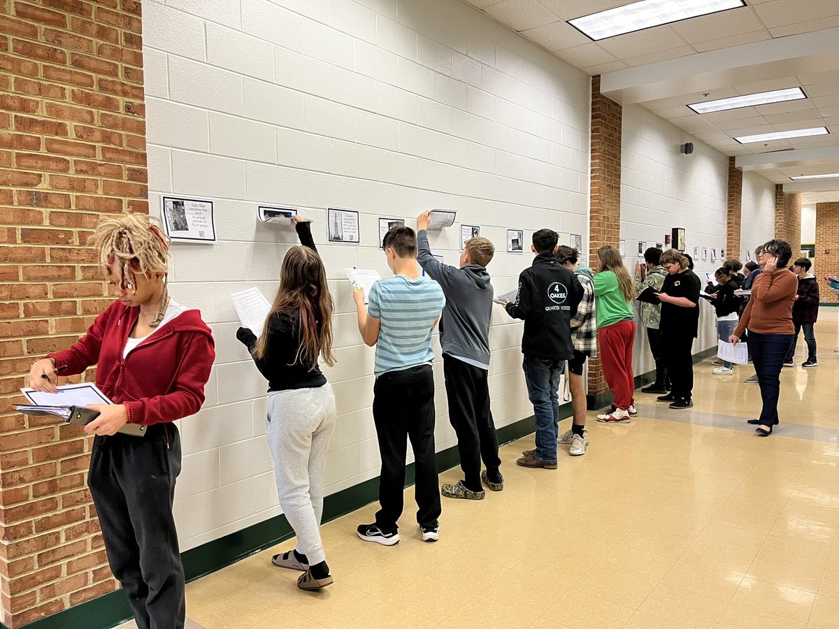 Katie Jamrozy Hamby (@ktjamshamby) on Twitter photo 💚💛 Mrs. Harris and her Earth Science students are completing a QR code based gallery walk to set up a timeline of key events in space exploration! 🪐 🚀
#RaidersRISE #RaidersShowUp #TeamAmelia #MskeADifference
<a href="/AmeliaCounty_HS/">Amelia County High School</a> <a href="/AmeliaSchools/">Amelia County Schools</a> 💚💛 Mrs. Harris and her Earth Science students are completing a QR code based gallery walk to set up a timeline of key events in space exploration! 🪐 🚀
#RaidersRISE #RaidersShowUp #TeamAmelia #MskeADifference
<a href="/AmeliaCounty_HS/">Amelia County High School</a> <a href="/AmeliaSchools/">Amelia County Schools</a>