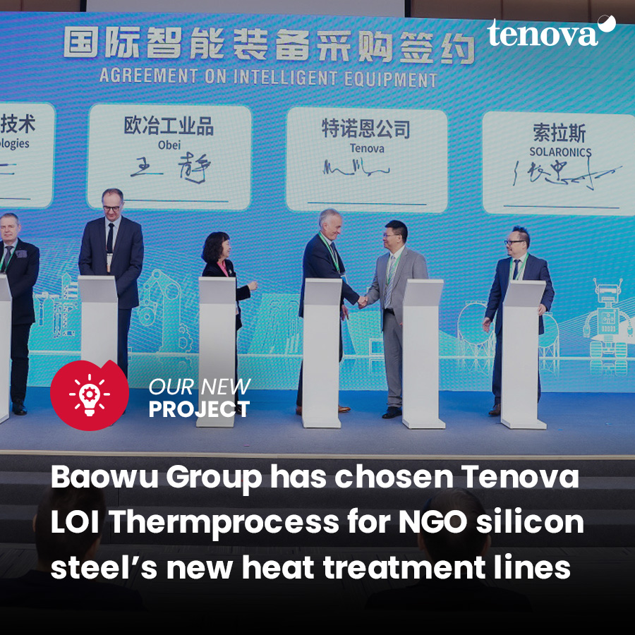 🤝 Thrilled for the four new contracts signed by @TenovaLOI and the Baowu Group in Shanghai for new cutting-edge silicon steel lines for WISCO plant in Wuhan. Proud to contribute to #sustainable steel development and the green energy transition! More 👉 tenova.com/newsroom/lates…