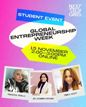 Scottish Teachers Advancing Computing Science (@stacshq) on Twitter photo Celebrate Global Entrepreneurship Week with <a href="/NextTechGirls/">Next Tech Girls</a> tomorrow! Hear from trailblazing women working as entrepreneurs in the UK tech industry.
Sign up nexttechgirls.empiric.com/global-entrepr…
More opportunities below
stacs.scot/teachers-oppor… Celebrate Global Entrepreneurship Week with <a href="/NextTechGirls/">Next Tech Girls</a> tomorrow! Hear from trailblazing women working as entrepreneurs in the UK tech industry.
Sign up nexttechgirls.empiric.com/global-entrepr…
More opportunities below
stacs.scot/teachers-oppor…