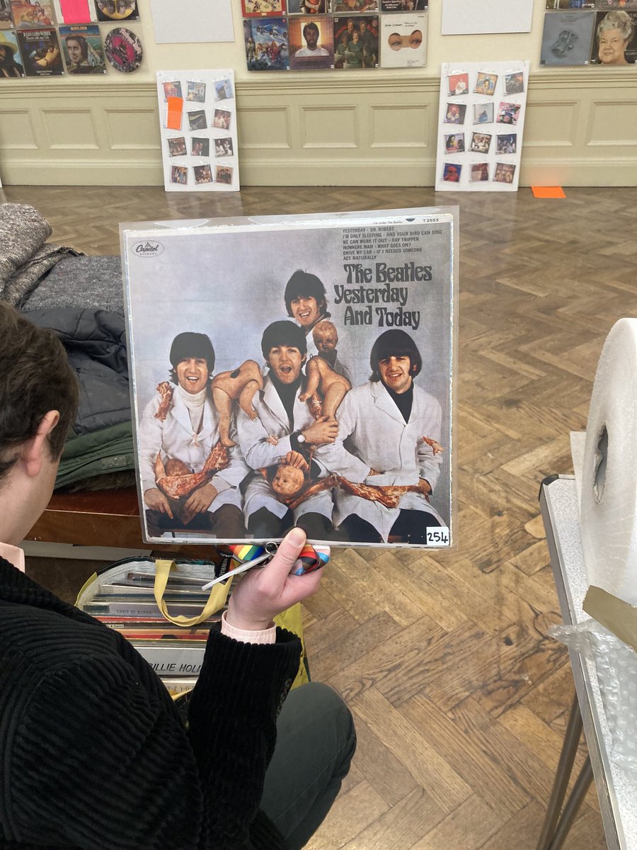 Quick trip across the Mersey to Birkenhead for a sneak preview of <a href="/WilliamsonArt_/">Williamson Art Gallery & Birkenhead Priory</a> ‘s utterly fab Worst Record Covers exhibition, ahead of tomorrow’s opening. Some v controversial inclusions… (future <a href="/BBCFrontRow/">BBC Front Row</a> item too)..