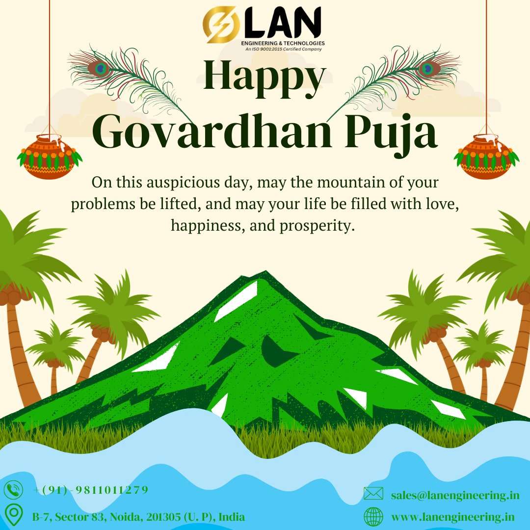 lan_enginering's tweet image. Happy Govardhan Puja to you and your family by Lan Engineering Team
#lan #lanengineering #GovardhanPooja #happygovardhanpooja #festivevibes #lordkrishna  #festival #prayers #goverdhanpooja #goverdhan #vrindavan #krishna #radhekrishna #radheradhe #harekrishna #lordkrishna #kanha