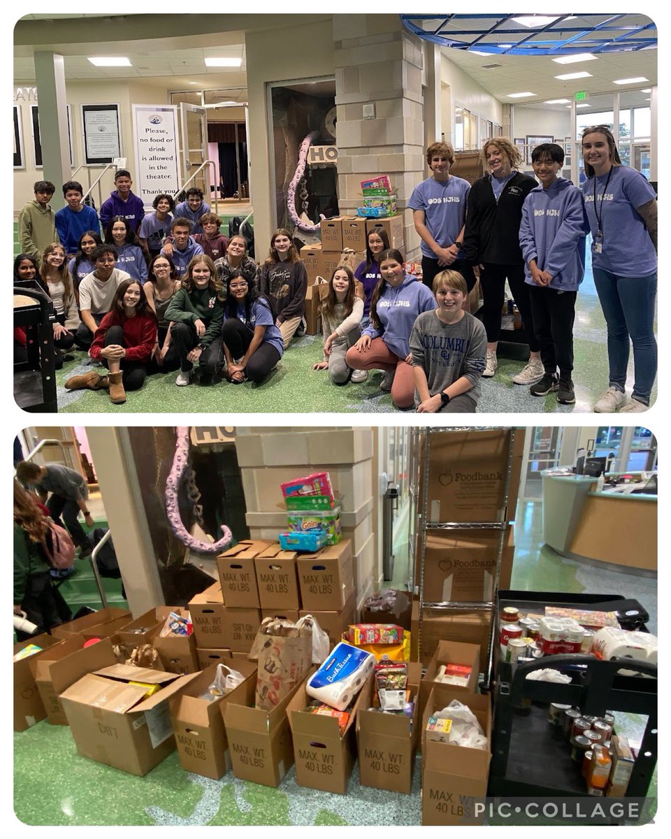 Thank you <a href="/ODS_NJHS/">ODS NJHS</a> for your work collecting resources for the Food Bank! We are up to forty-five boxes! 👏🏻 #HoneygroveFamily #teamworkmakesthedreamwork <a href="/vbschools/">VBSchools</a>