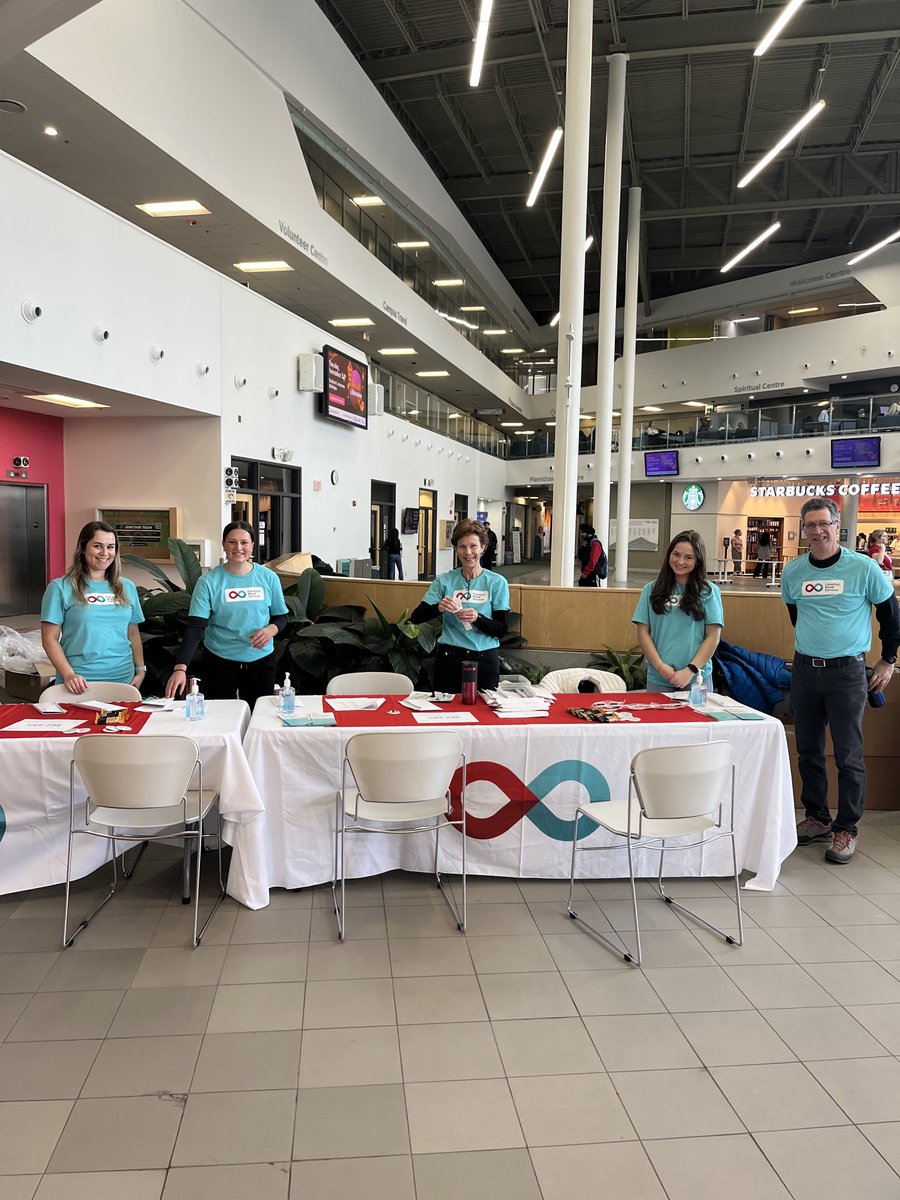 AlgonquinCollege Commons Nursing students stem cell registration 9-5 today!!