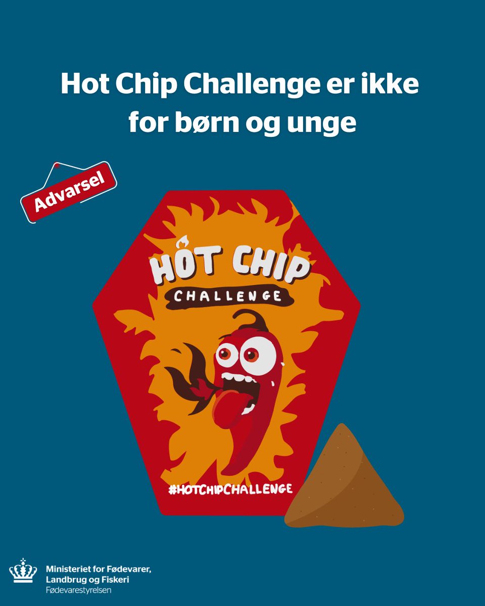 Fødevarestyrelsen advarer forældre mod TikTok-trenden 'Hot Chip Challenge', hvor brugere udfordrer hinanden til at spise én meget stærk tortillachip. Det kan i værste fald være livstruende, vurderer DTUfood. I Tyskland er børn og unge blevet forgiftet #dkfood.

På TikTok kan man