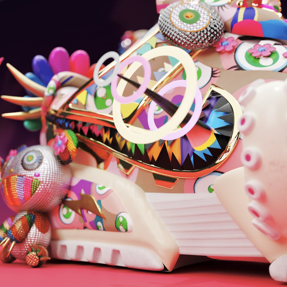 💊 MURAKAMI PILL ENTRY💊

Introducing the <a href="/RTFKT/">RTFKT</a> “GRADUATION” DUNK

Not only is this an entry but it’s a show of progression. As many of you know, I have done over 100 <a href="/RTFKT/">RTFKT</a> sneaker designs in the past 2 years. Almost every pair was designed in 2D using Photoshop. Thanks to