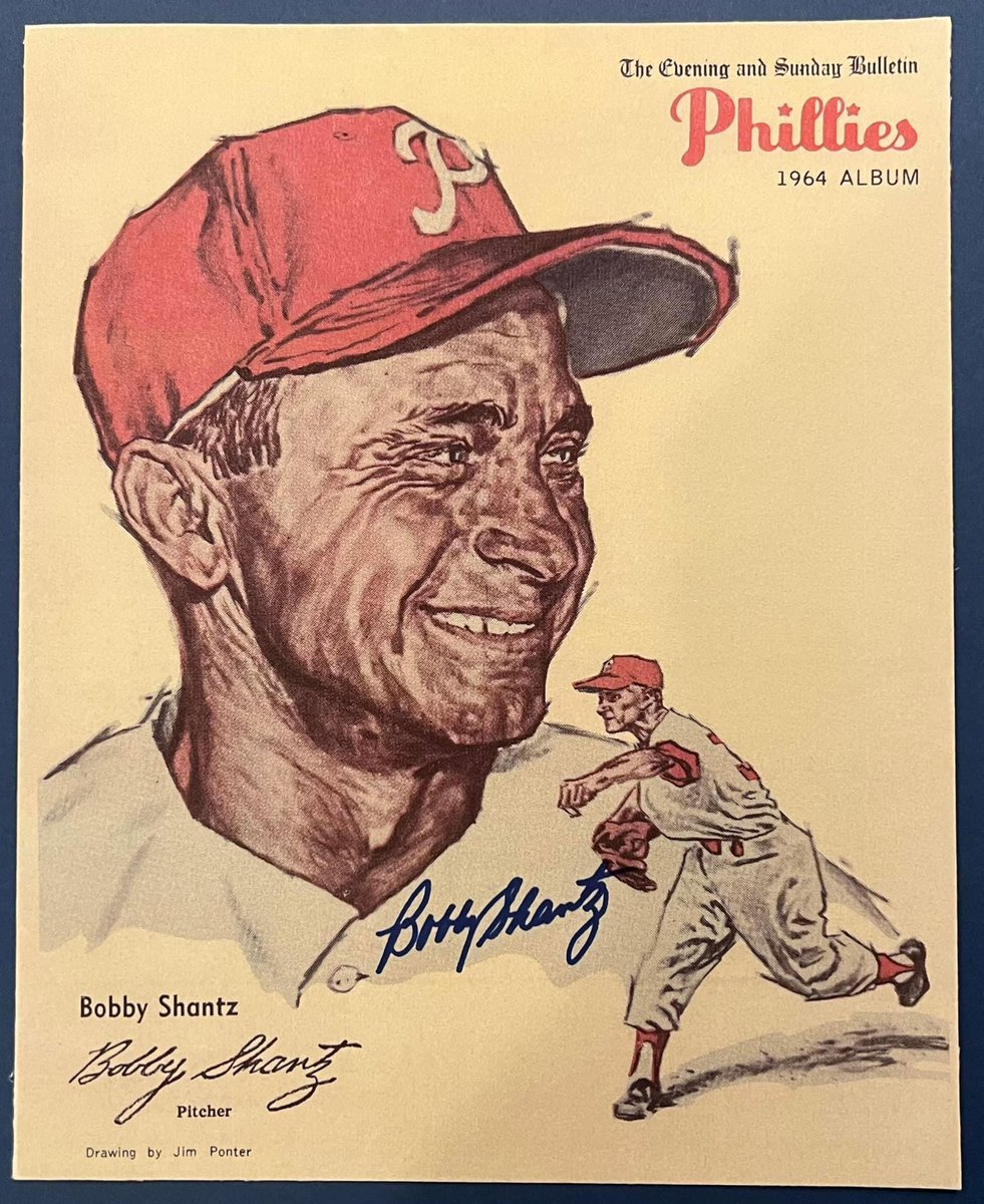 RASMITH2001's tweet image. OTD: Bobby Shantz, a member of the 1964 Phillies, won the 1952 MVP Award while pitching for the Philadelphia Athletics.

Mr. Shantz will be appearing at the December Philly show. I highly recommend making plans to meet him. So cool to chat him up about his career…

@JohnJarmato