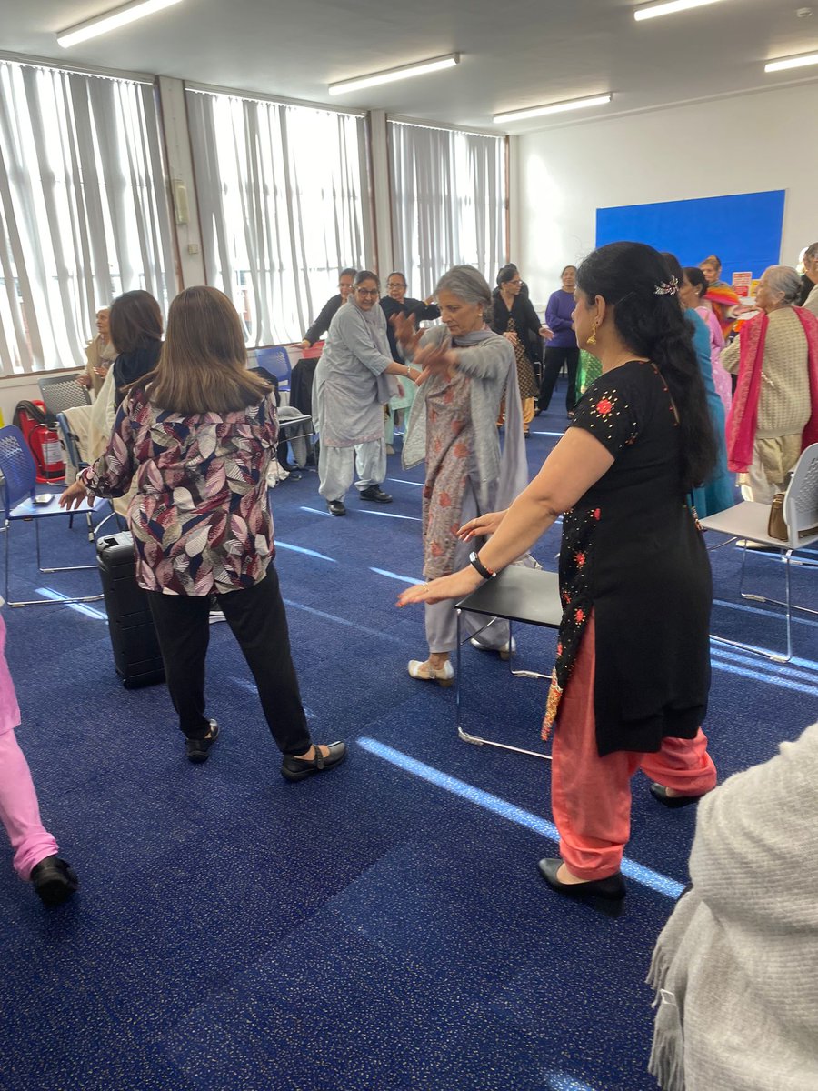 Tibs from the team had a wonderful time with Harjinder & the other ladies from Ekta community group who enjoyed seated exercise sessions with Augmented Lifestyles at Hall Green Library!