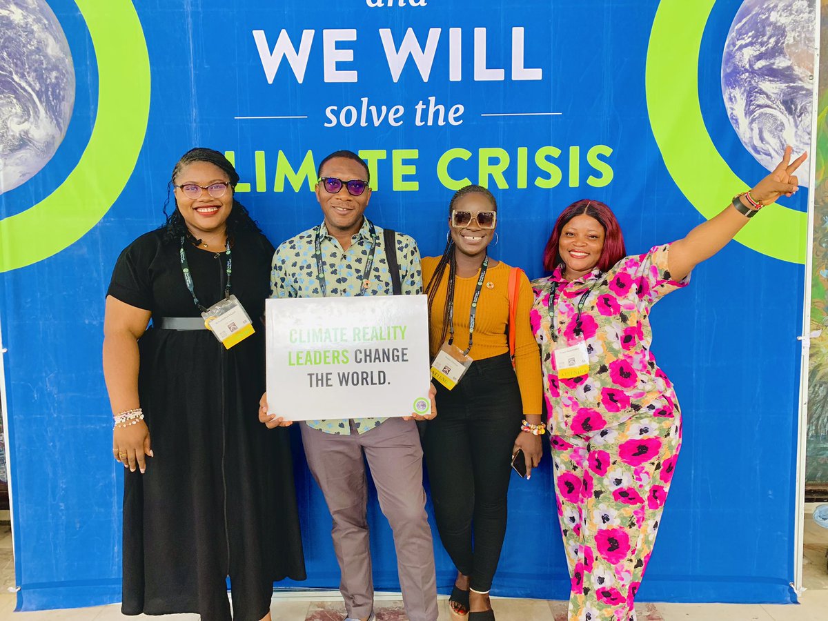 Day 2: Climate Reality Leadership Conference.
Discussion were held on pathway to a sustainable Future 🌏,Equitable clean energy access, fostering sustainable development, and also ensuring a just transition for all.
@ClimateReality 
@ClimateWed 

#WestAfricaLeadOnClimate