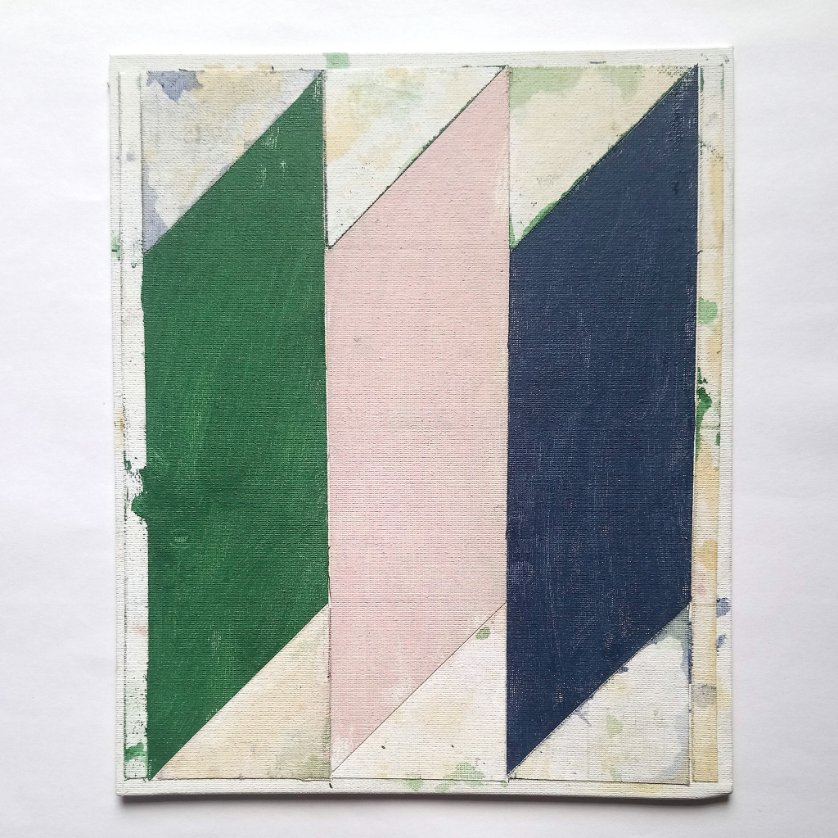 Permanent Green Light, Paynes Grey, Raw Umber, Titanium White, Yellow Oxide, Naphthol Red Light 

Untitled (231114), acrylic and collage on canvas board.

#contemporarypainting #abstractpainting #abstractart #contemporaryprint #collageart #collage #GoldenAcrylics