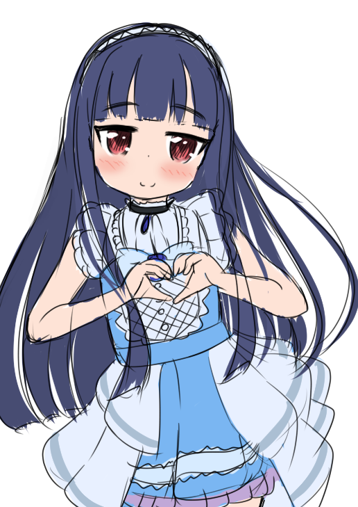 佐城雪美 「リトルマイシンデレラ衣装描いた事ないなと思って、あんま構図とか考えず無心で雪美ラ」|うぉっしーのイラスト