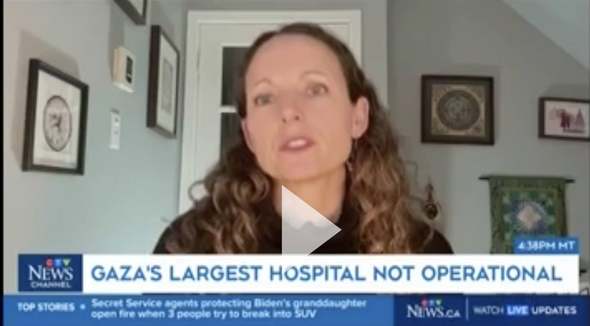 WATCH: Attacks against hospitals must stop. 

Oxfam Canada's Director of Policy &amp; Campaigns
@Diana_Sarosi on the situation faced by medical facilities in #Gaza 

vimeo.com/884388939/9c7a…