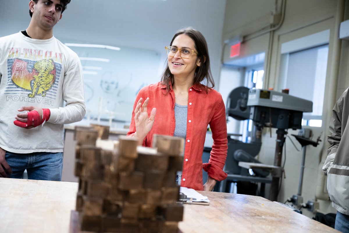 We maybe a bit through the semester, but it's never to late to welcome our four new Professors to the AAD depart starting first with Professor Alina Tenser.  Prof. Tenser teaches sculpture fall '23. more in bio. aad.lehigh.edu/alina-tenser