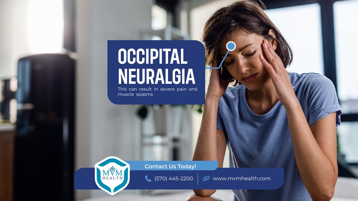 🌟 Fed up with headaches ruling your day? Meet the Harvard-trained healers at MVM Health! 🚀 Break free from Occipital Neuralgia's grip and reclaim your peace. 💆‍♂️ Ready to silence the pain? Dial 570-445-2200 NOW! 📞💥 #PainRelief #MVMHealth #BreakFreeFromPain