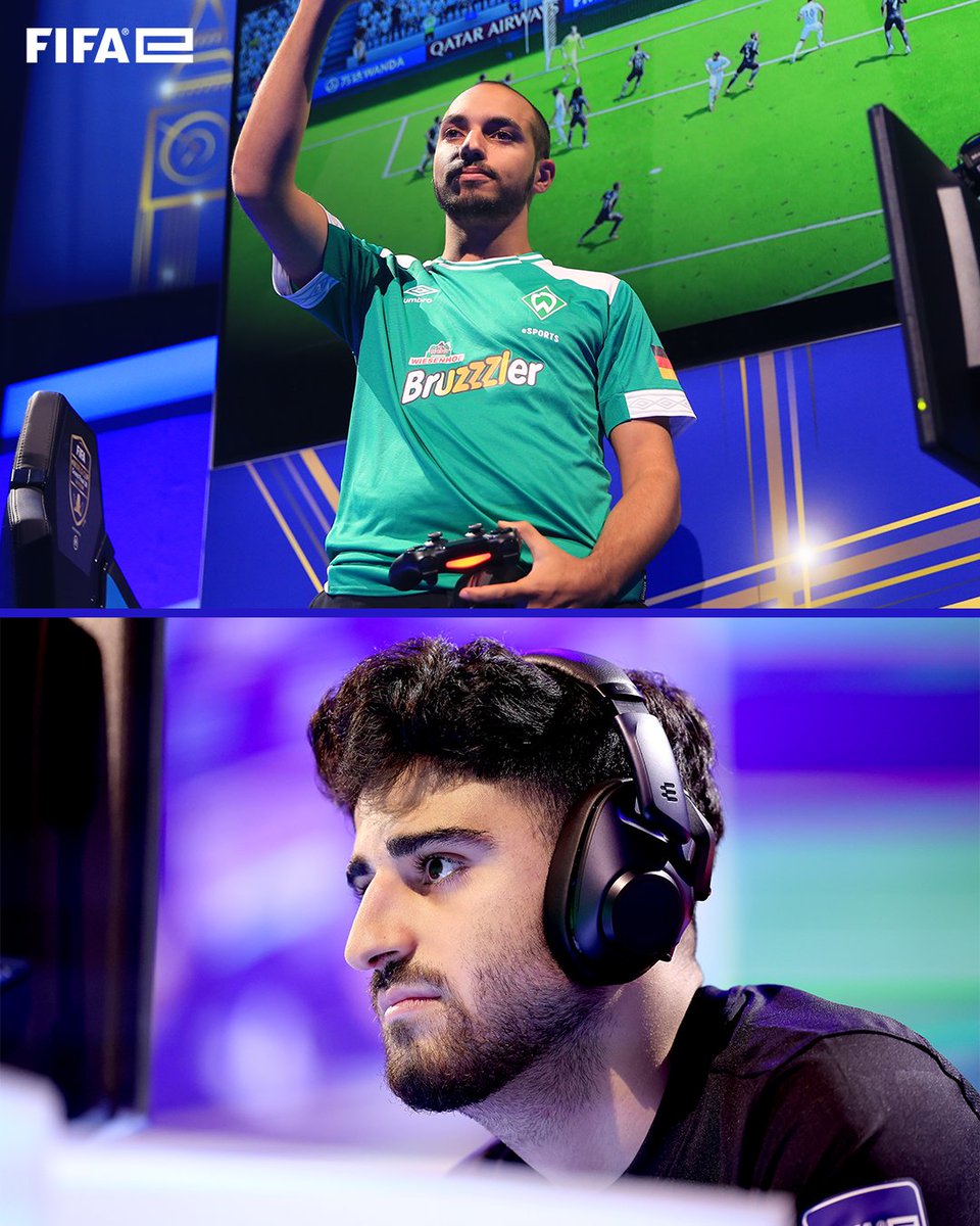 FIFAe's tweet image. Both FIFAe World Cup Champions, both from Germany but in their prime, who are you picking? 🎮

🇩🇪 MoAuba
🇩🇪 Umut

GO👇🏻