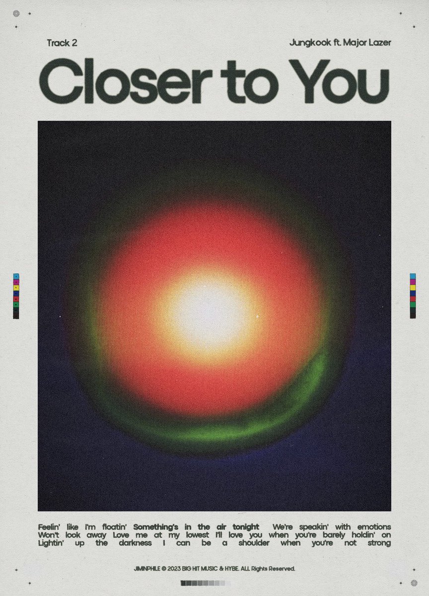 The Golden Zine
TRACK #2 - Closer to You (ft. <a href="/MAJORLAZER/">MAJOR LAZER</a>)