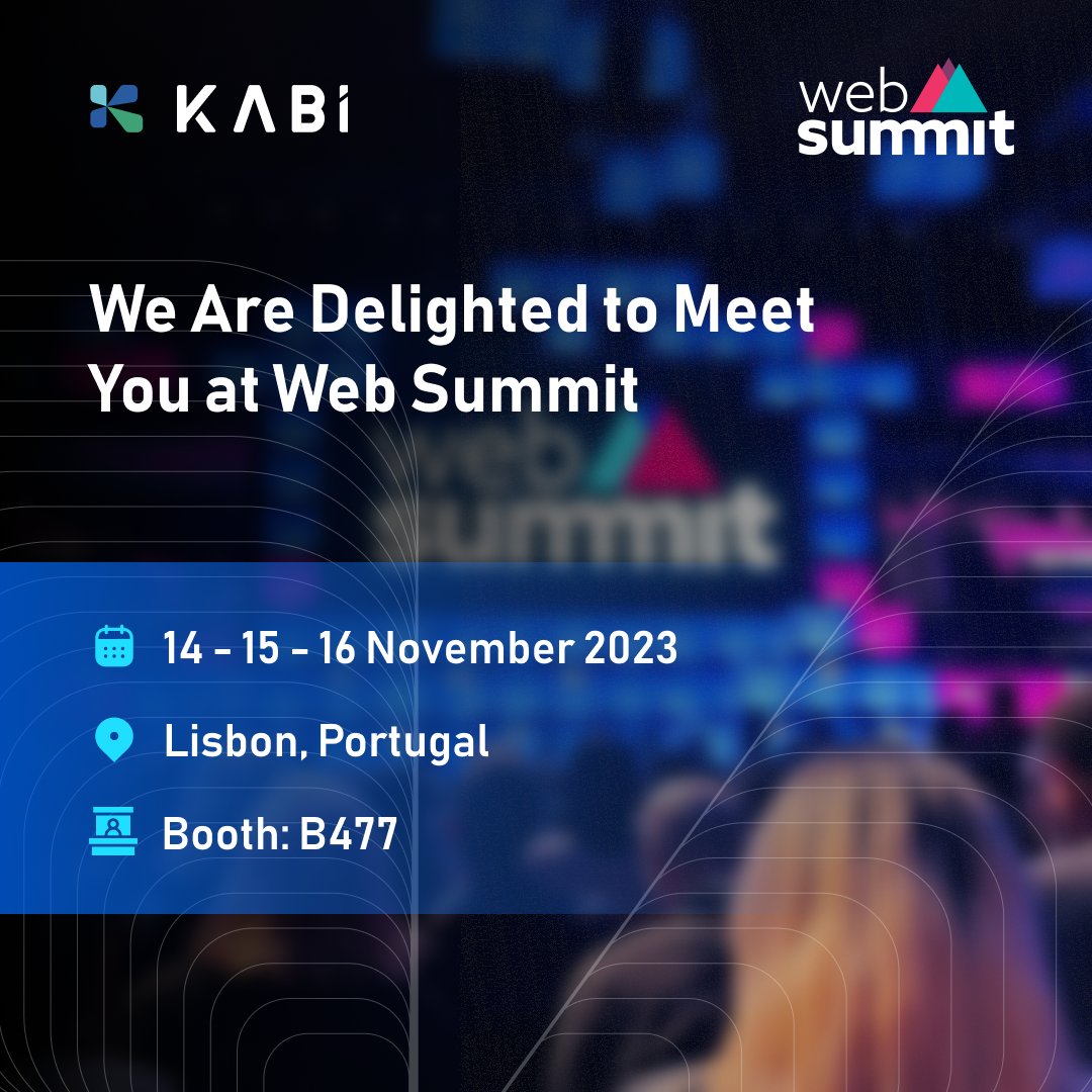 #KABi is delighted to participate in <a href="/WebSummit/">Web Summit</a>, joining the eminent gathering of #tech industry leaders in the vibrant city of Lisbon.

Meet our team and let's explore together how KABi can transform your #talent_acquisition journey with the power of #AI.

#WebSummit