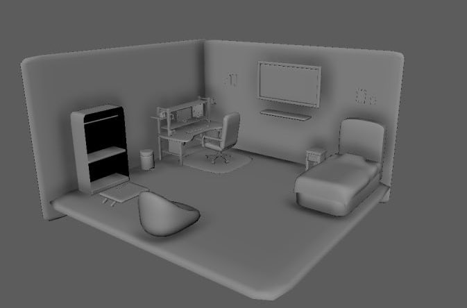 iAmSin4_'s tweet photo. A flat done for Agp ✅ 
Up to next one : Library 📚

#Lsbugames
 #3Dmaya https://t.co/tJ4ORln4Ct
