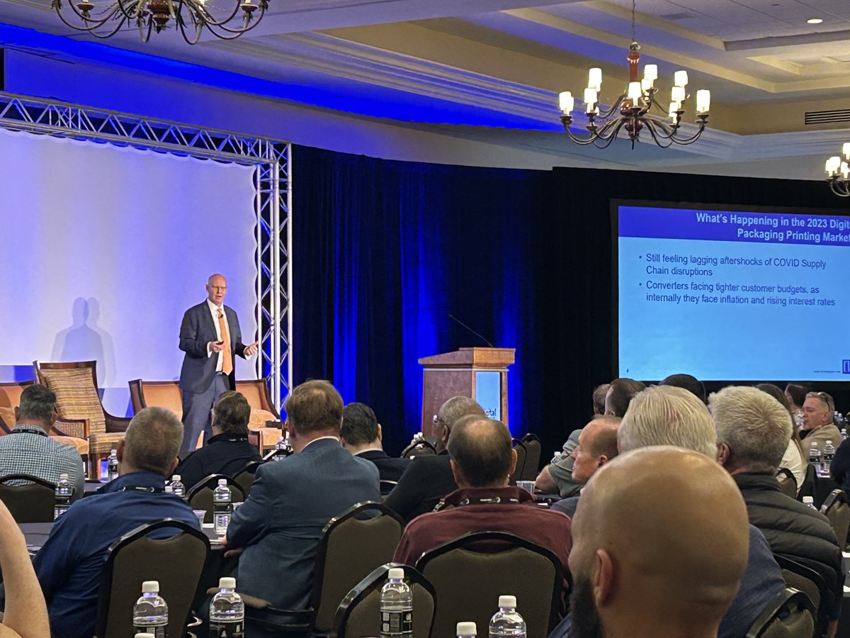PackImpressions's tweet image. Yesterday kicked off Day 1 of our Digital Packaging Summit in sunny Florida - a free event for leaders in the industry. Attendees mingled and started diving into unparalleled industry insights. We are thrilled about what today will bring! #digitalpackagingsummit