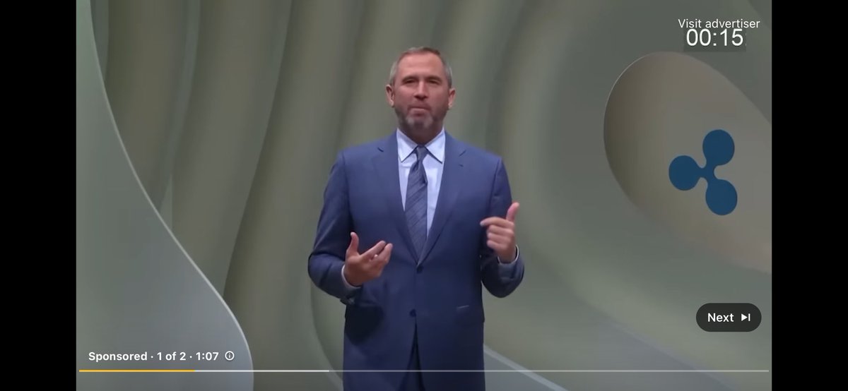 Again, today after 9th report of this scam ad, <a href="/YouTube/">YouTube</a> still has a scam ad going around of a fake impersonation of <a href="/bgarlinghouse/">Brad Garlinghouse</a> from <a href="/Ripple/">Ripple</a> offering and $XRP airdrop. This is fake and the #XRPCommunity #XRPArmy #XRPHolders should mass report. Feels like beating a dead horse