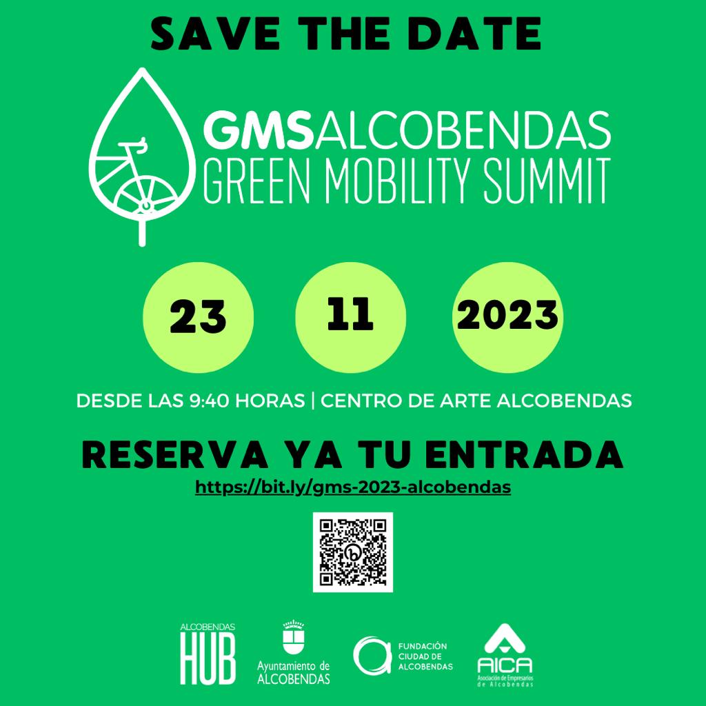 ♻️🚙 Green Mobility Summit #Alcobendas es un encuentro de movilidad verde y sostenible en el que se reúnen empresas, startups del sector de la movilidad y la automoción y administraciones públicas para mostrar los últimos avances en materia de movilidad sostenible.