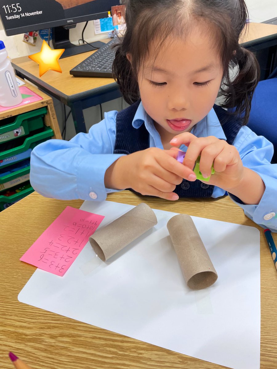 UptonPrePrep's tweet image. Do you have an addition machine? We recommend them! #Form1 found their addition machines super useful today, a fun &amp;amp; practical way to add numbers. Taking on the role as independent learners as they solved their own equations. Brilliant maths skills! 🤩@UptonMathsDept @UptonHead
