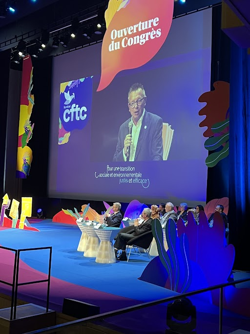SyndicatCFTC's tweet photo. Retour sur les points marquants du discours d'ouverture du président de la #CFTC, @ChabanierCFTC
Thread ⬇
#congrèsCFTC https://t.co/k4ryozJjiR