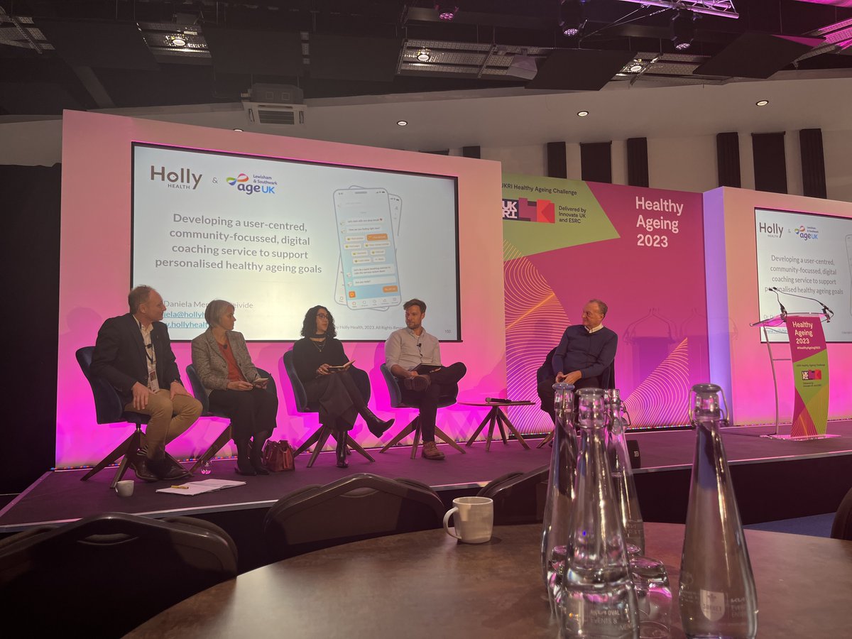 We're thrilled to have exhibited and presented at #HealthyAgeing2023! It's been a great two days full of conversations about shaping the future of #HealthyAgeing (Daniela, our Chief Science Officer on the Adding Life to Years panel in great company) @HealthyAgeingUK