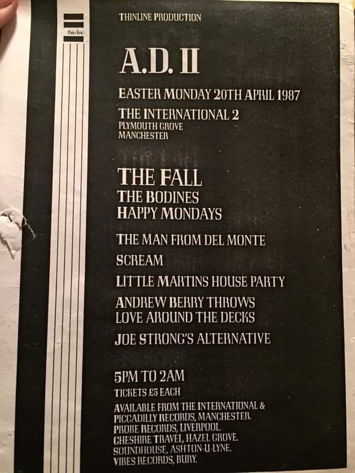 Opened for The Fall a few times... they were bloody great 😍 #TheFall #TheBodines #CreationRecords