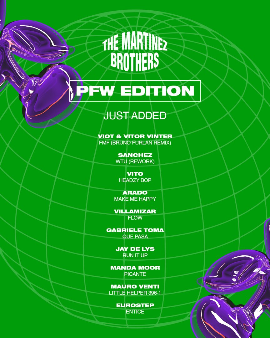 Just added to our PFW Edition playlist 🙏🏼 Listen now: spoti.fi/3tyCPV0 @vitorvinter @GabrieleToma5 @jaydelysmusic @mandamoormusic @MauroVenti
