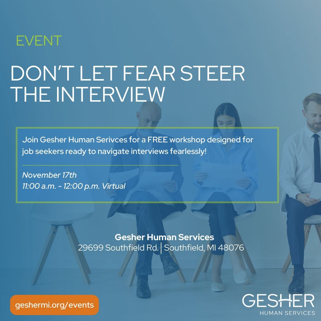 geshermi's tweet image. Don&apos;t let the fears of interviewing hold you back from your dream career. Our virtual employment seminar will allow you to embrace change and learn to navigate interviews fearlessly! 

Sign up today and secure your dream job with confidence!

#acetheinterview #interviewsuccess