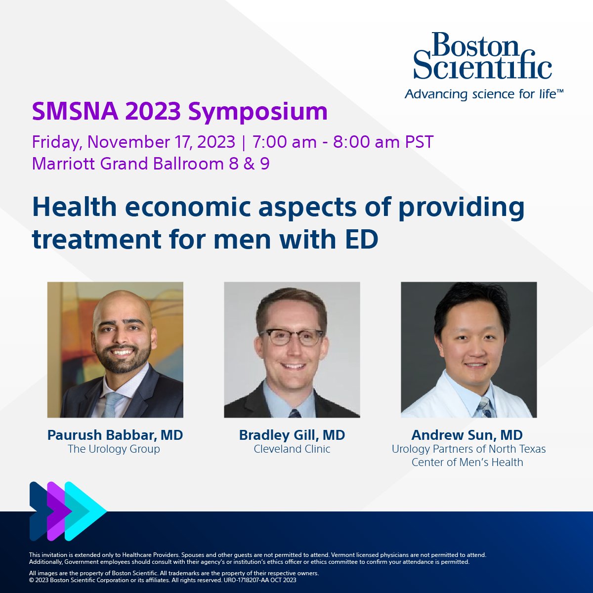 How do health economics intersect with ED treatment? Find out at #SMSNA23. Join us for an interactive, physician-led discussion with Dr. Paurush Babbar, <a href="/BradGillMD/">Brad Gill</a>, and <a href="/AndrewSunMD/">Andrew Y. Sun, MD</a>. More information: bit.ly/479zsCY #SMSNA23