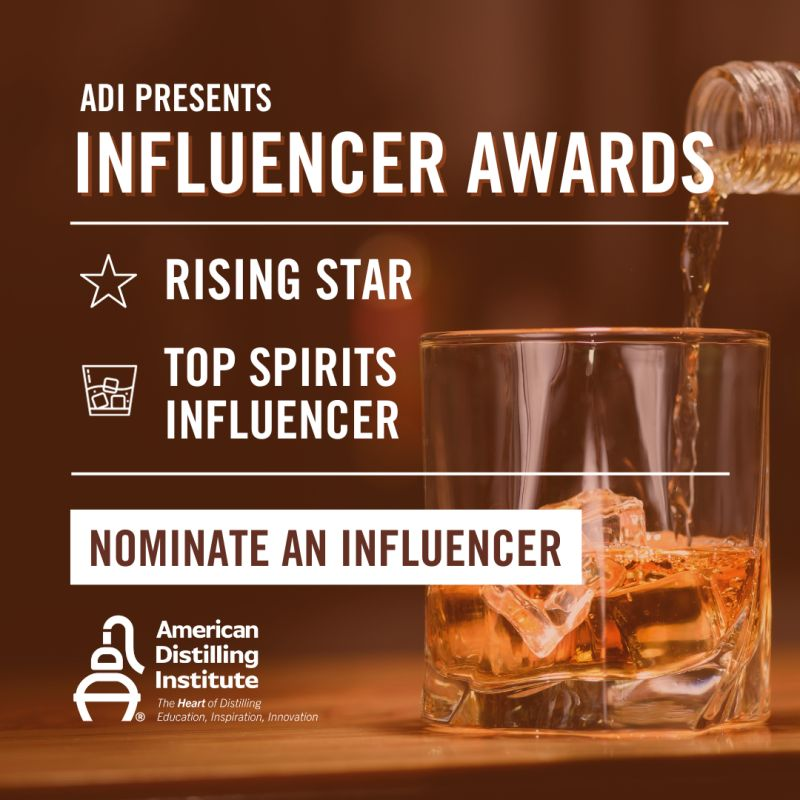Nominate that passionate newcomer for the Rising Star in Distilling award or shine a light on the seasoned industry veteran deserving of a Top Spirits Influencer title. 
distilling.com/nomination-for…